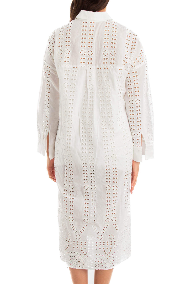 Vestido Zara blanco, vista lateral – ClosetRehab