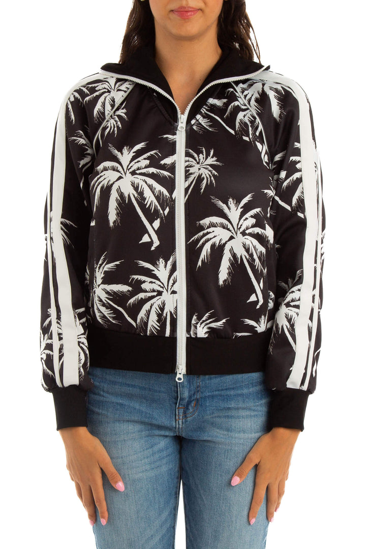 Chamarra Pam & Gela negro, vista frontal – ClosetRehab