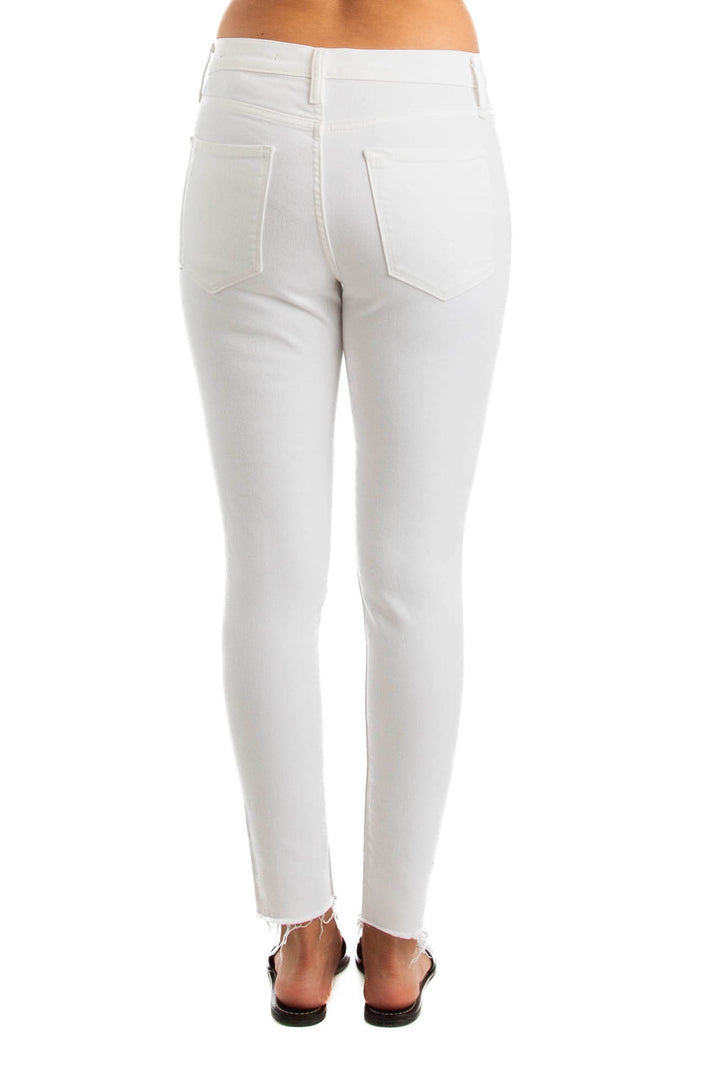 Jeans Banana Republic blanco, vista lateral – ClosetRehab