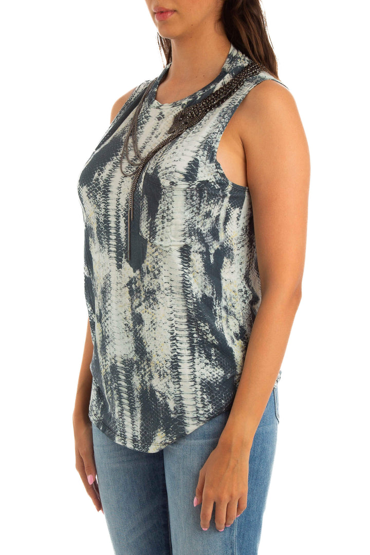 Blusa Haute Hippie café, vista posterior – ClosetRehab