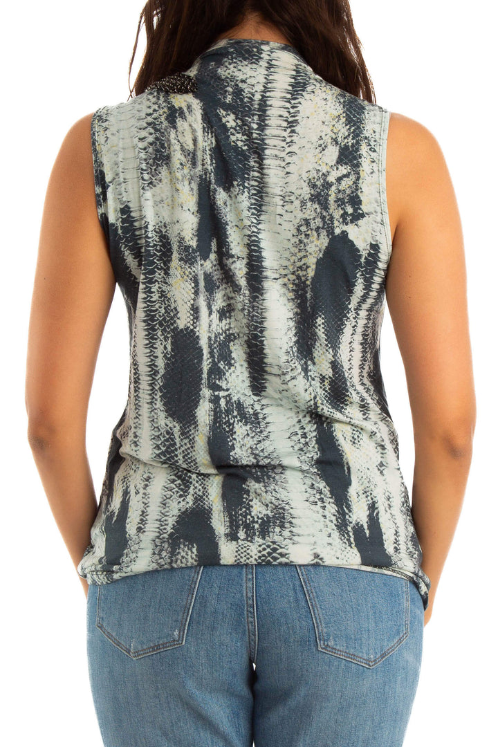Blusa Haute Hippie café, vista lateral – ClosetRehab