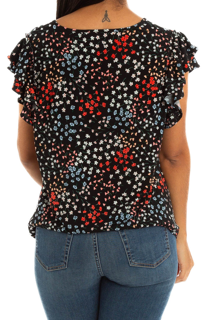 Blusa Cece negro, vista lateral – ClosetRehab