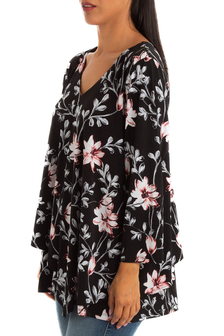 Blusa Alfani negro, vista posterior – ClosetRehab