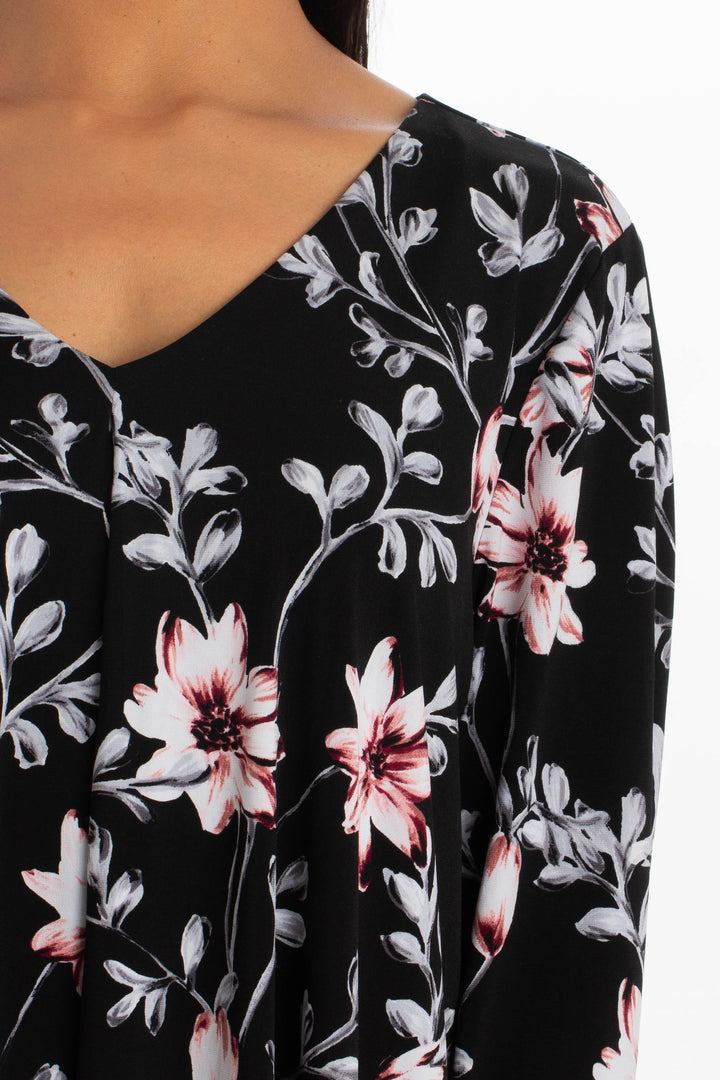 Blusa Alfani negro, detalle – ClosetRehab