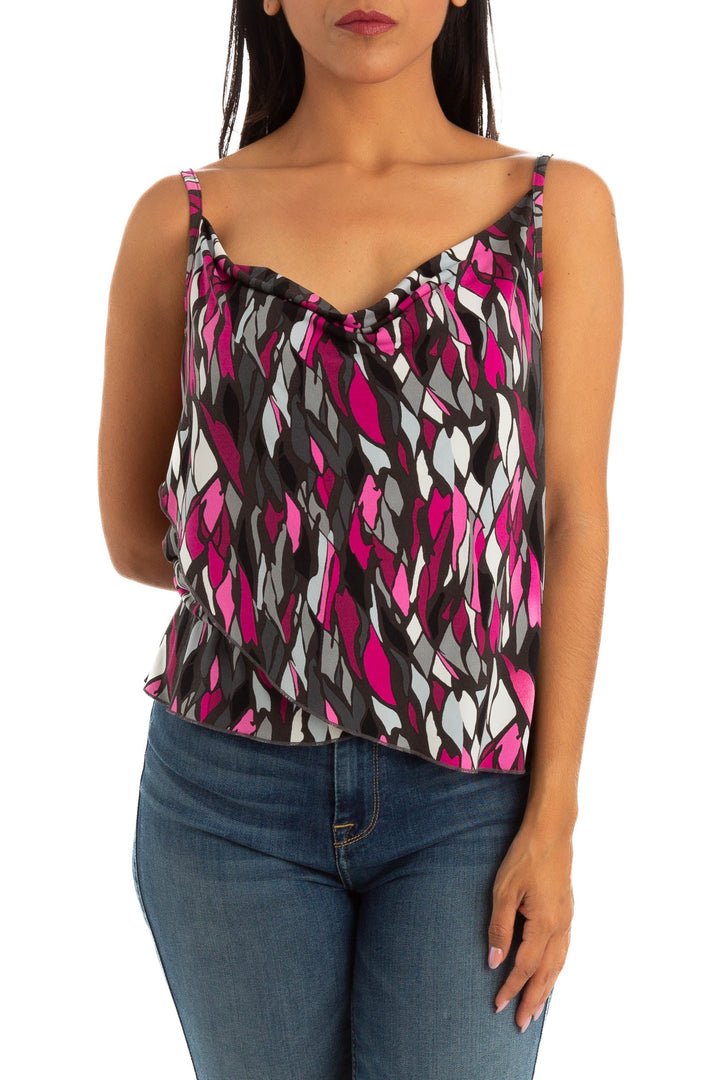 Blusa BCBG Generation morado, vista frontal – ClosetRehab