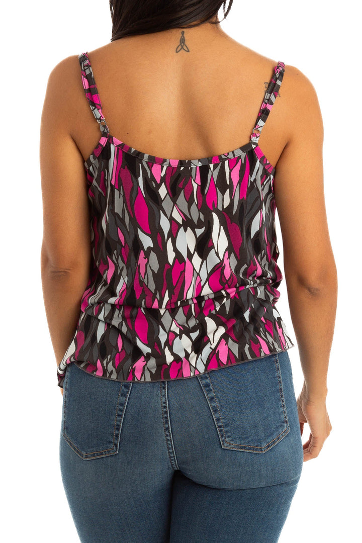 Blusa BCBG Generation morado, vista posterior – ClosetRehab