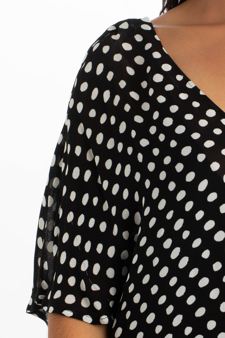 Vestido Bimba y Lola negro, detalle – ClosetRehab