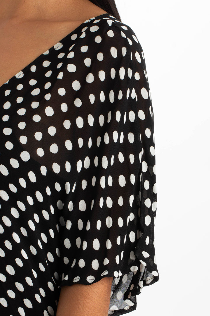 Vestido Bimba y Lola negro, detalle 5 – ClosetRehab