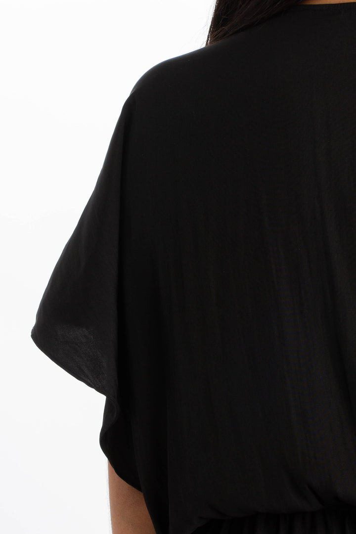 Vestido Rapsodia negro, detalle 8 – ClosetRehab