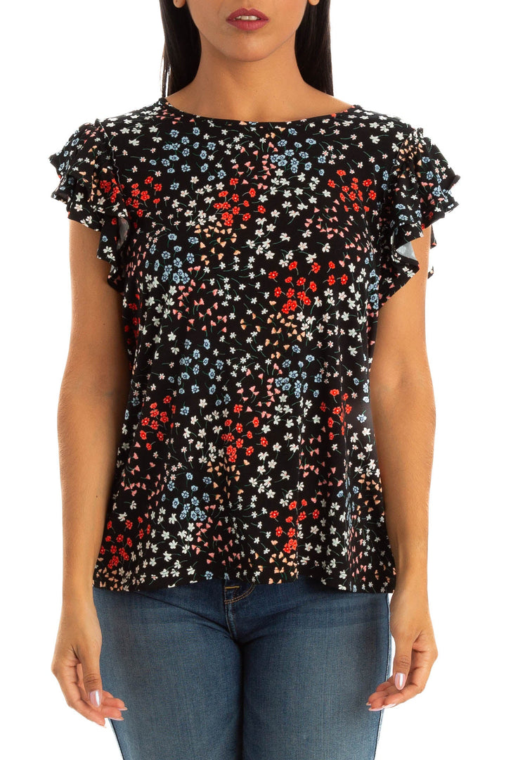 Blusa Cece negro, vista frontal – ClosetRehab