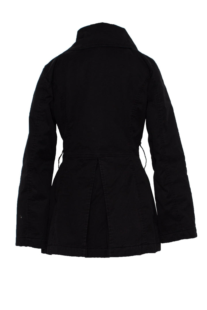 Abrigo Max & Co negro, vista posterior – ClosetRehab