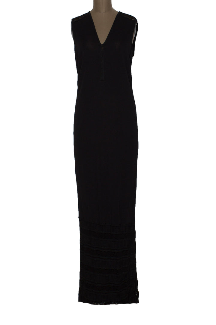 Vestido Ambrosi negro, vista frontal – ClosetRehab
