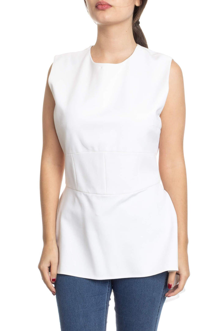 Blusa Cushnie et Ochs blanco, vista frontal – ClosetRehab