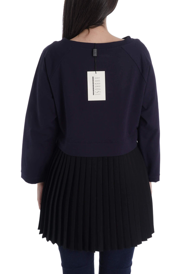 Blusa Ambrosi NWT azul, vista posterior – ClosetRehab