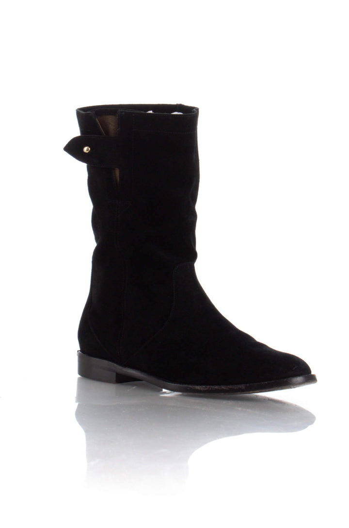 Zapato Burberry negro, vista posterior – ClosetRehab