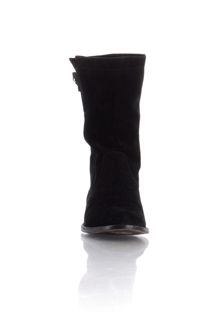 Zapato Burberry negro, vista lateral – ClosetRehab