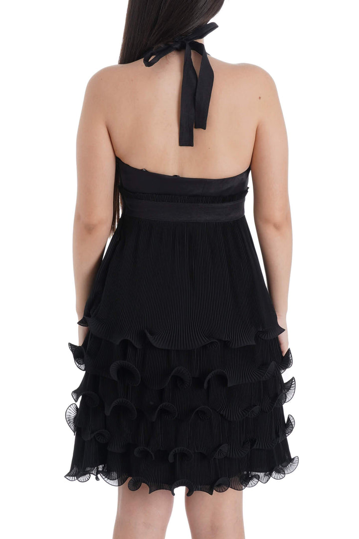 Vestido Phoebe Couture negro, vista posterior – ClosetRehab