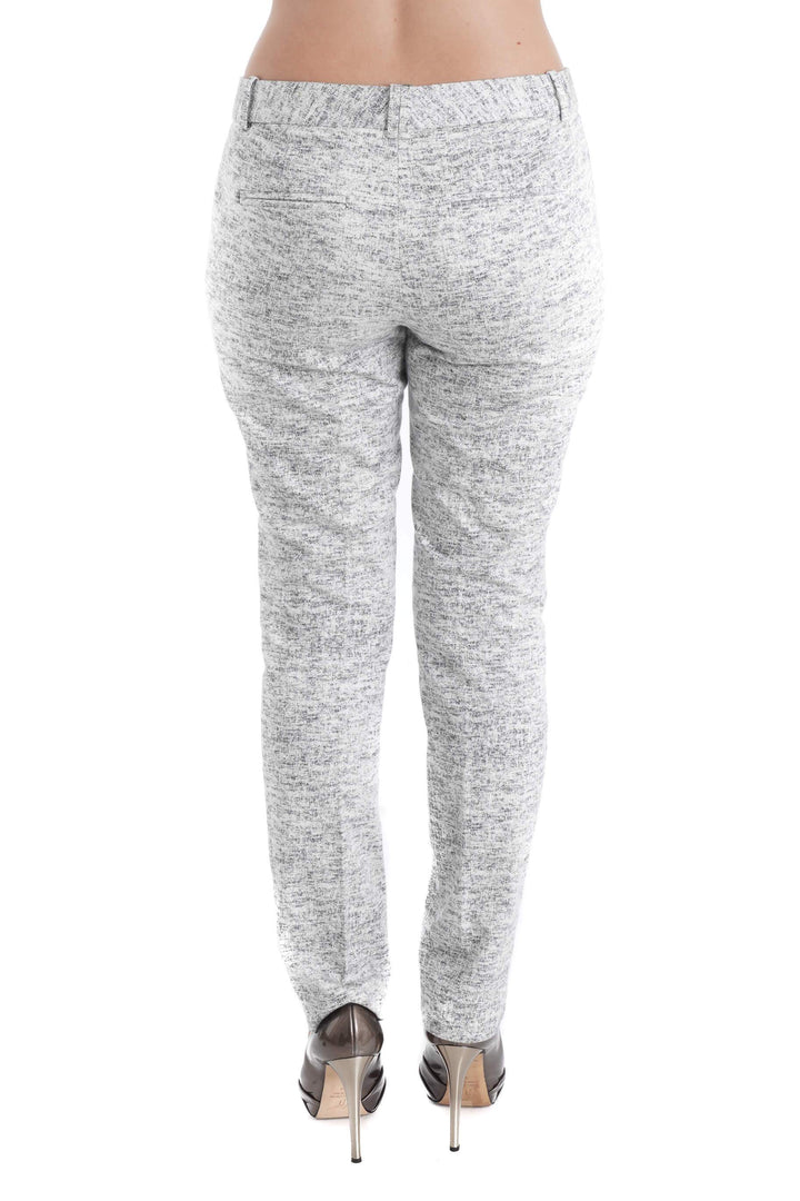 Pantalón Calvin Klein blanco y estampado, vista posterior – ClosetRehab
