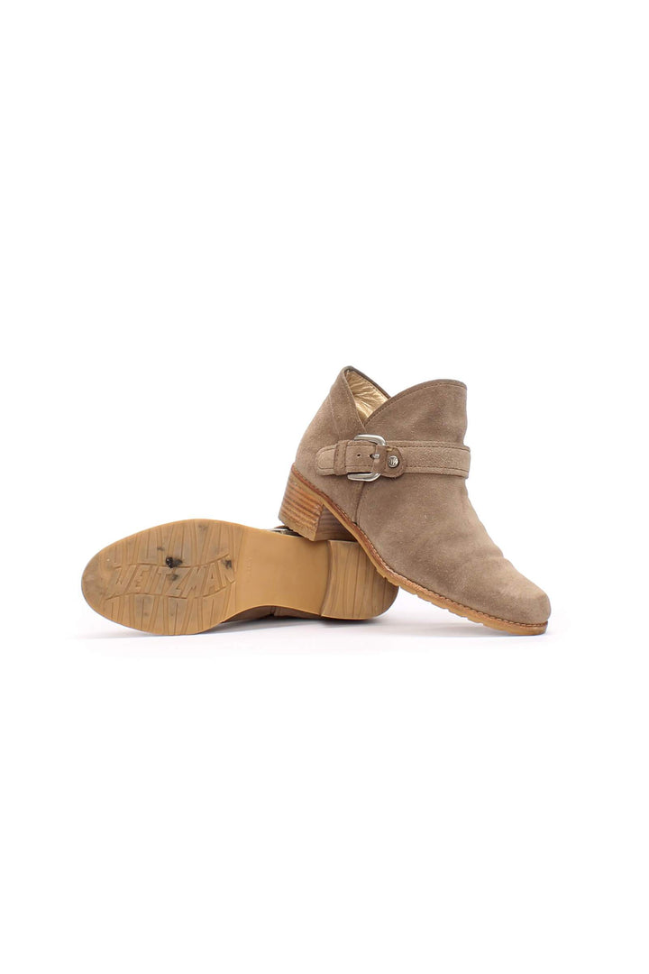 Zapato Stuart Weitzman café, detalle 6 – ClosetRehab