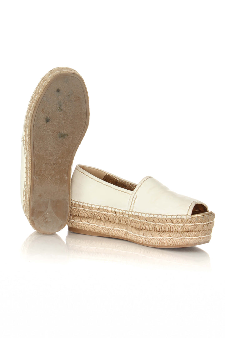 Zapato Prada blanco, detalle 8 – ClosetRehab