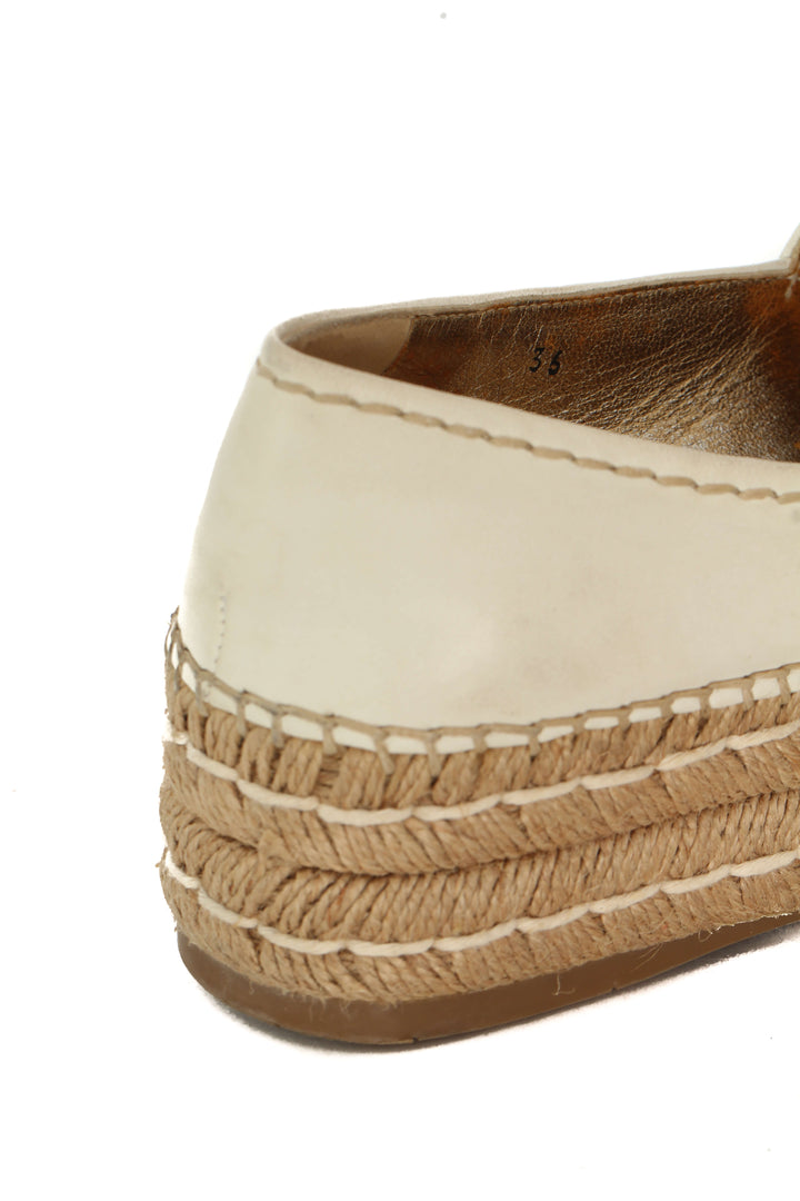 Zapato Prada blanco, detalle 9 – ClosetRehab