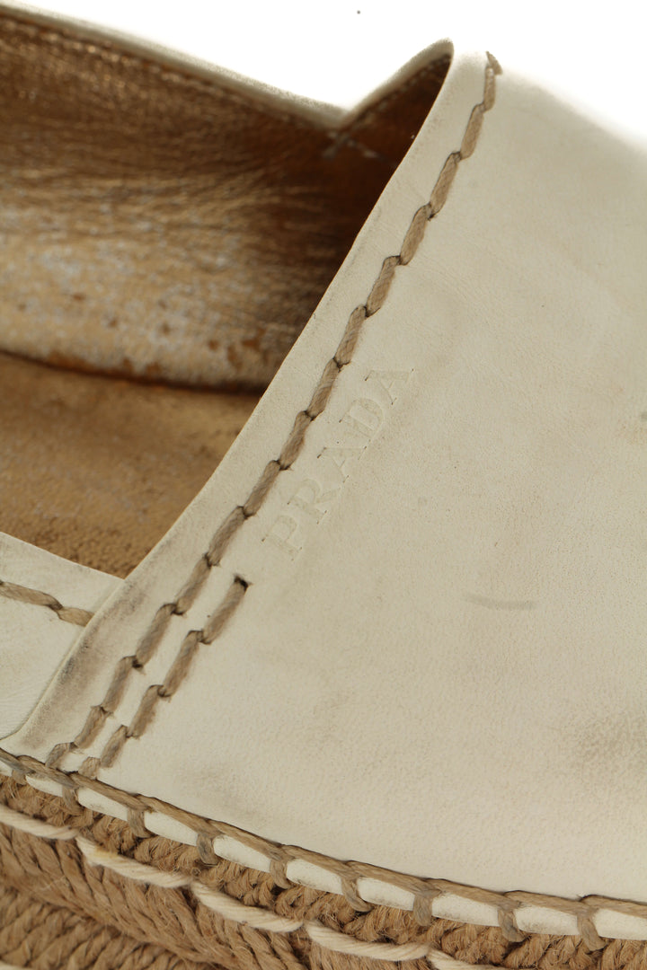 Zapato Prada blanco, detalle 10 – ClosetRehab