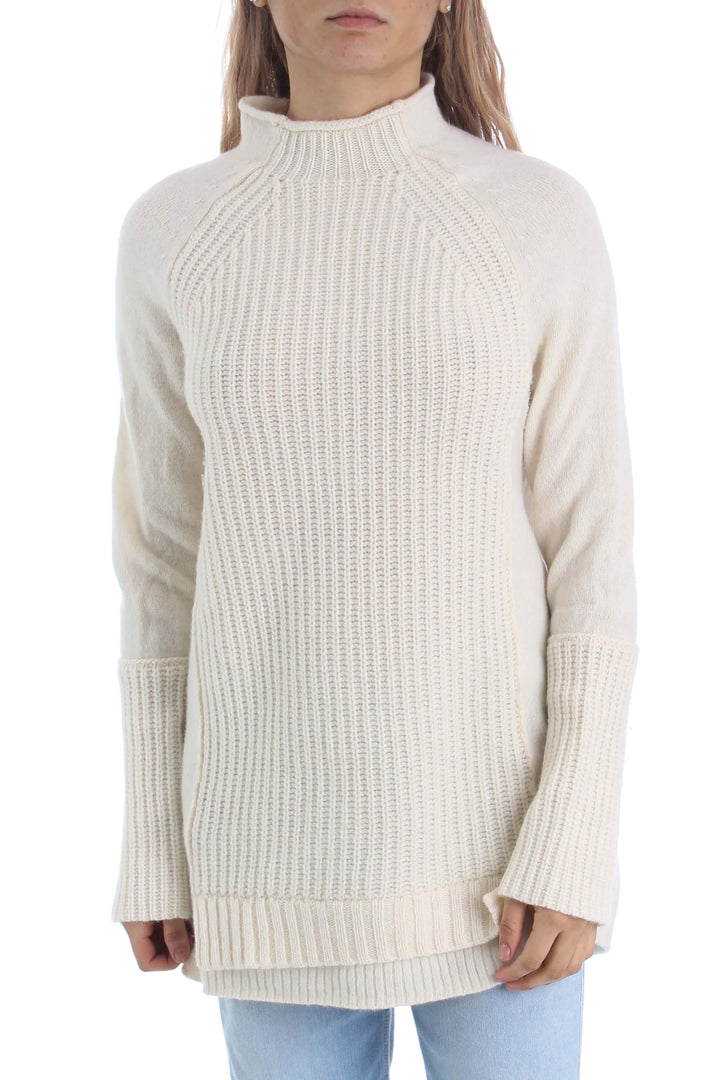 Blusa J.Crew beige, vista frontal – ClosetRehab