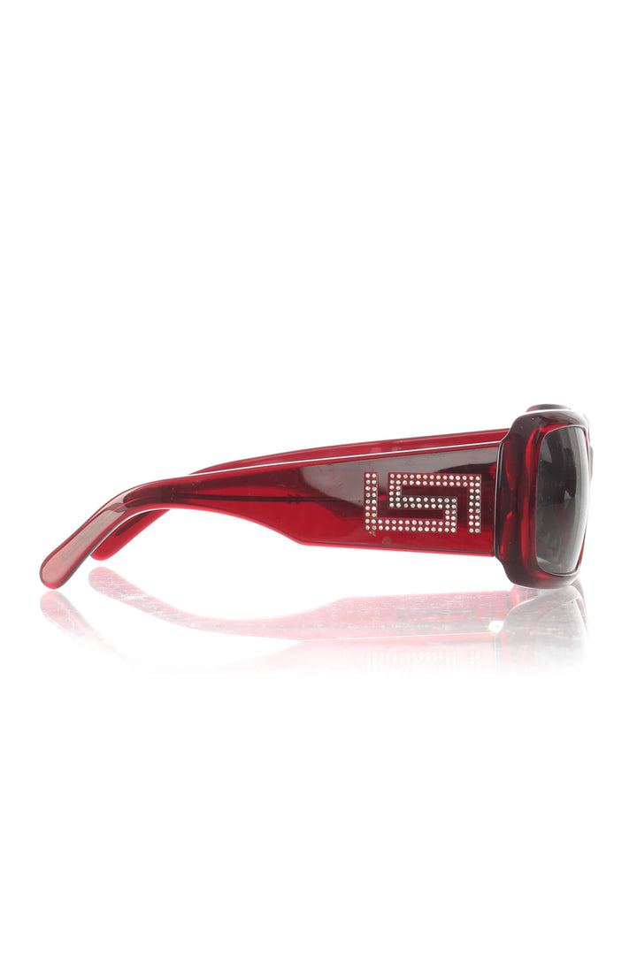 Lentes Versace rojo, detalle – ClosetRehab