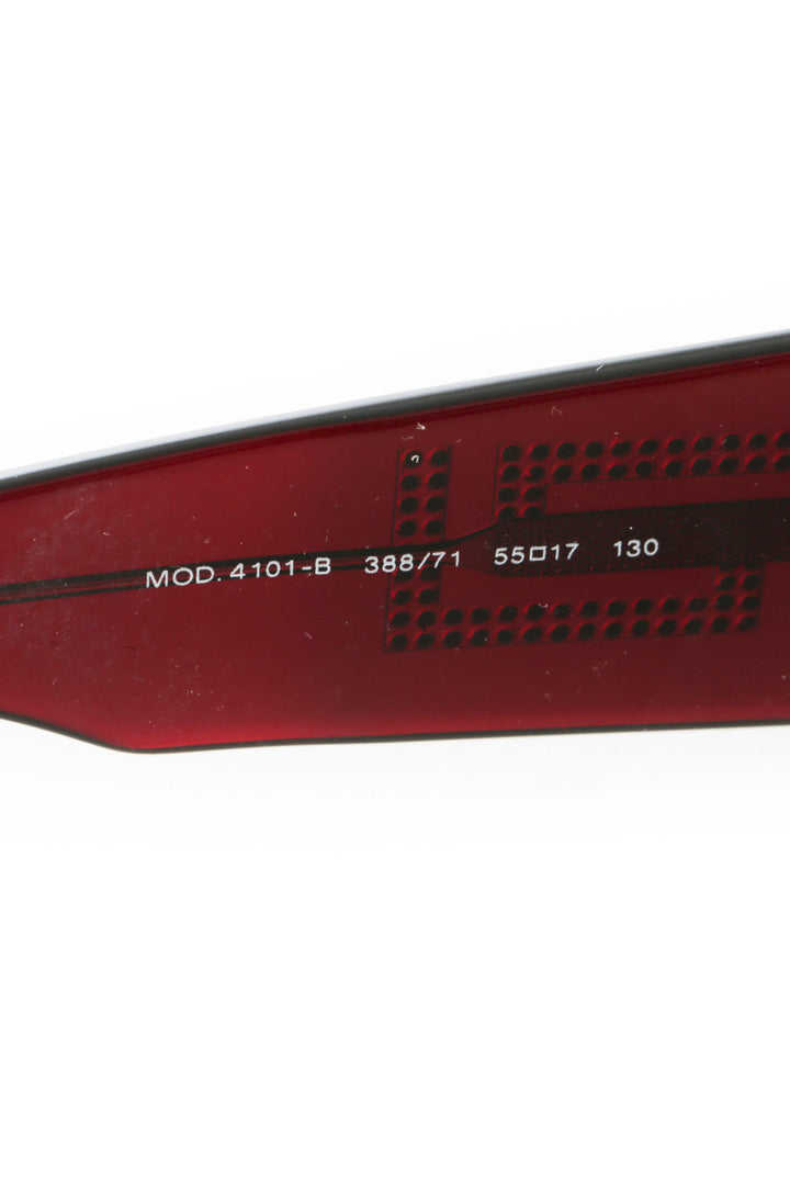 Lentes Versace rojo, vista lateral – ClosetRehab
