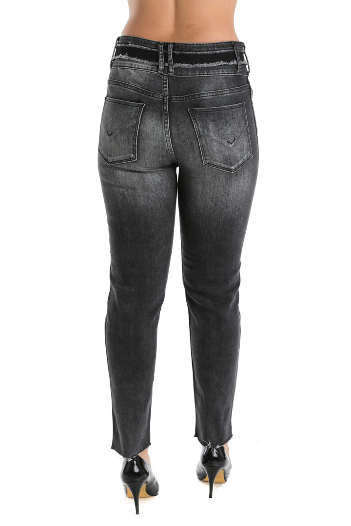 Jeans Hudson negro, vista posterior – ClosetRehab
