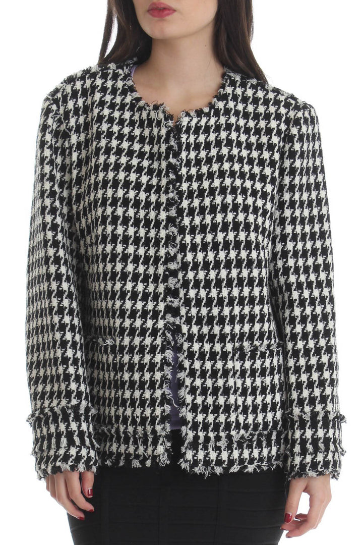 Saco Ann Taylor estampado, vista frontal – ClosetRehab