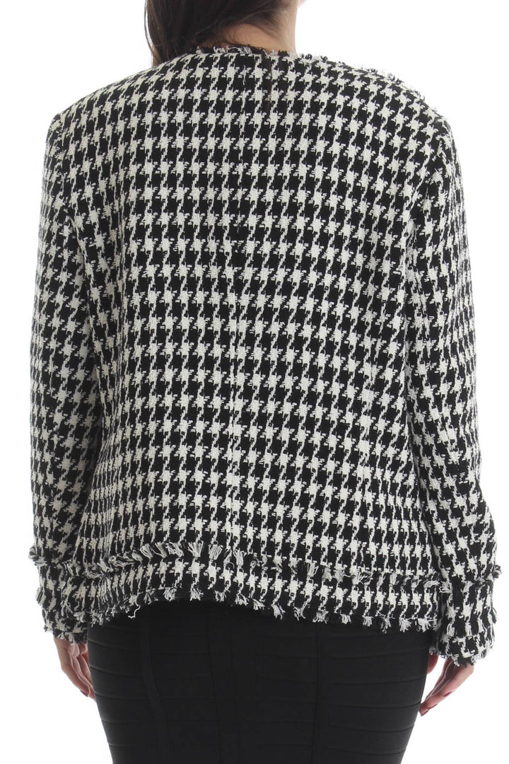 Saco Ann Taylor estampado, vista posterior – ClosetRehab