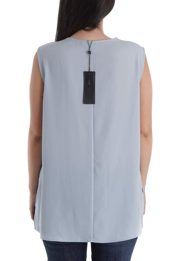 Blusa BCBG Maxazria NWT azul, vista posterior – ClosetRehab