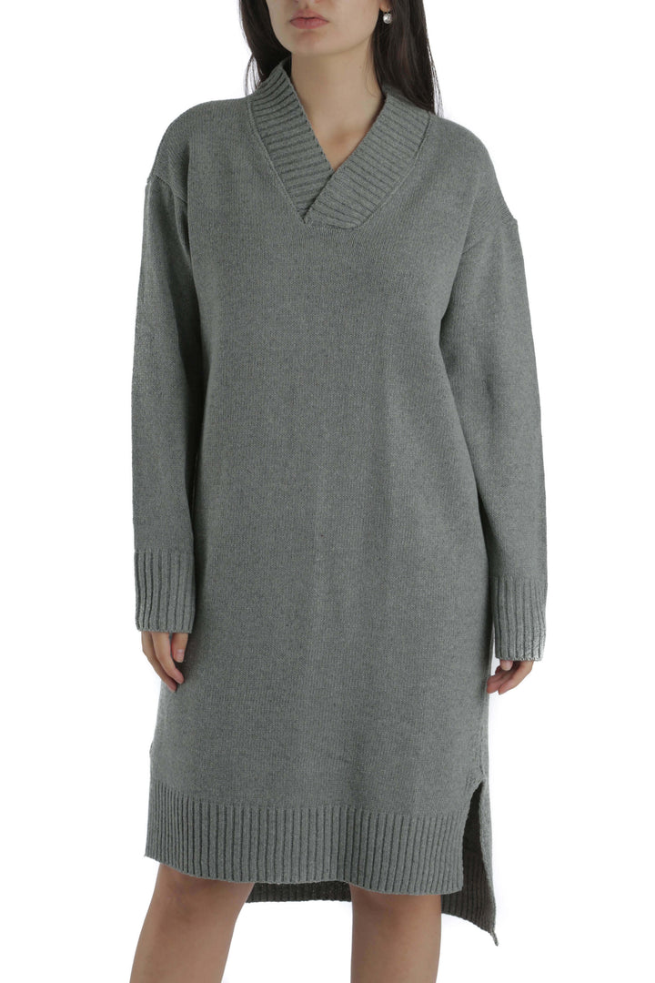 Vestido gris, vista frontal – ClosetRehab