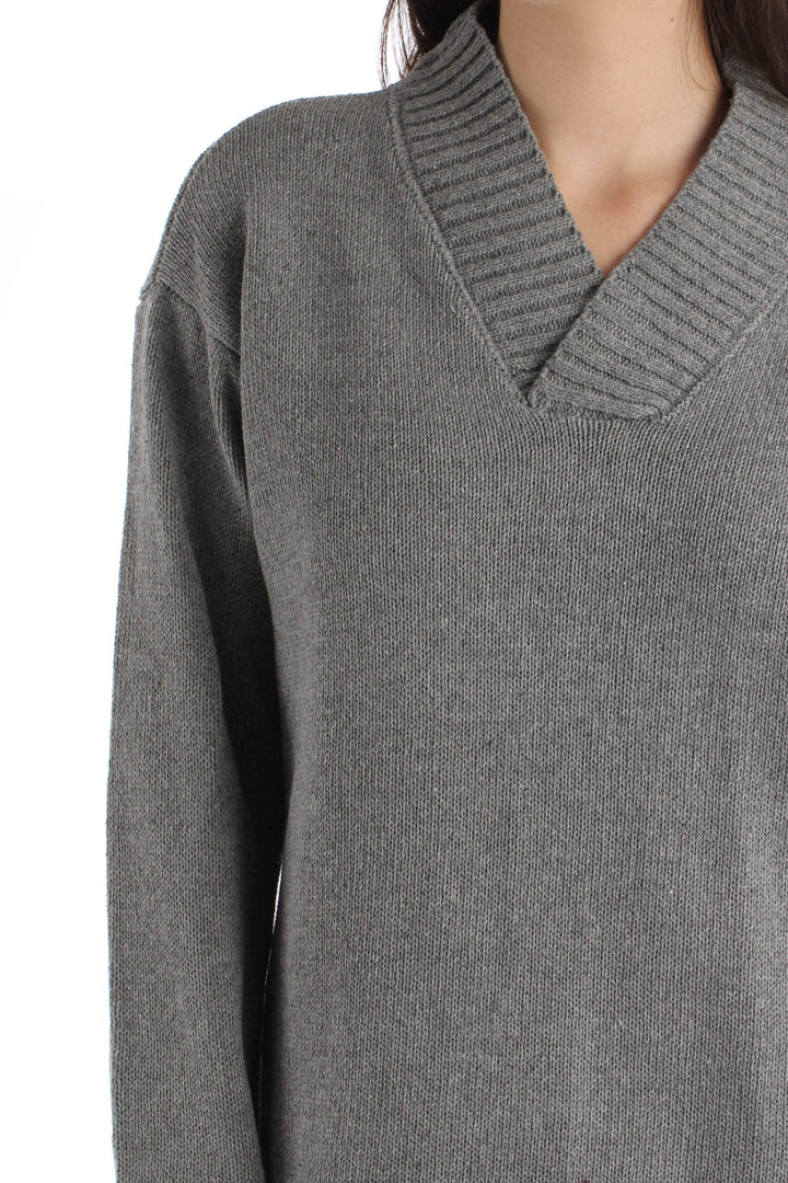 Vestido gris, vista lateral – ClosetRehab