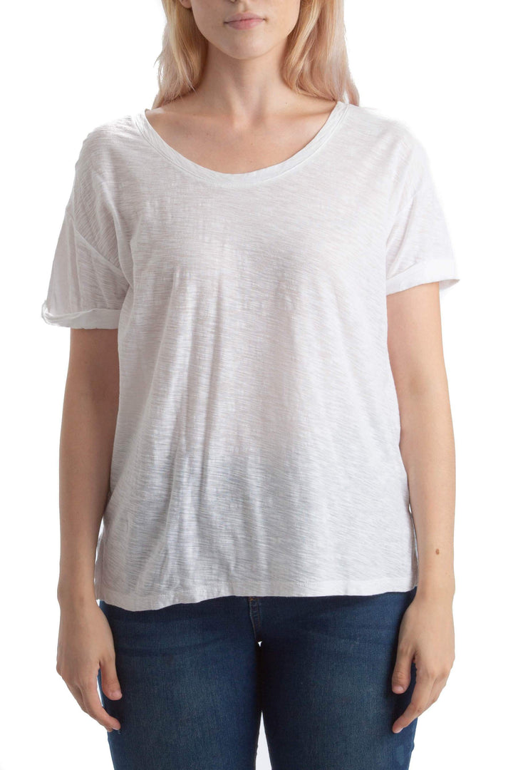 Blusa GAP blanco, vista frontal – ClosetRehab