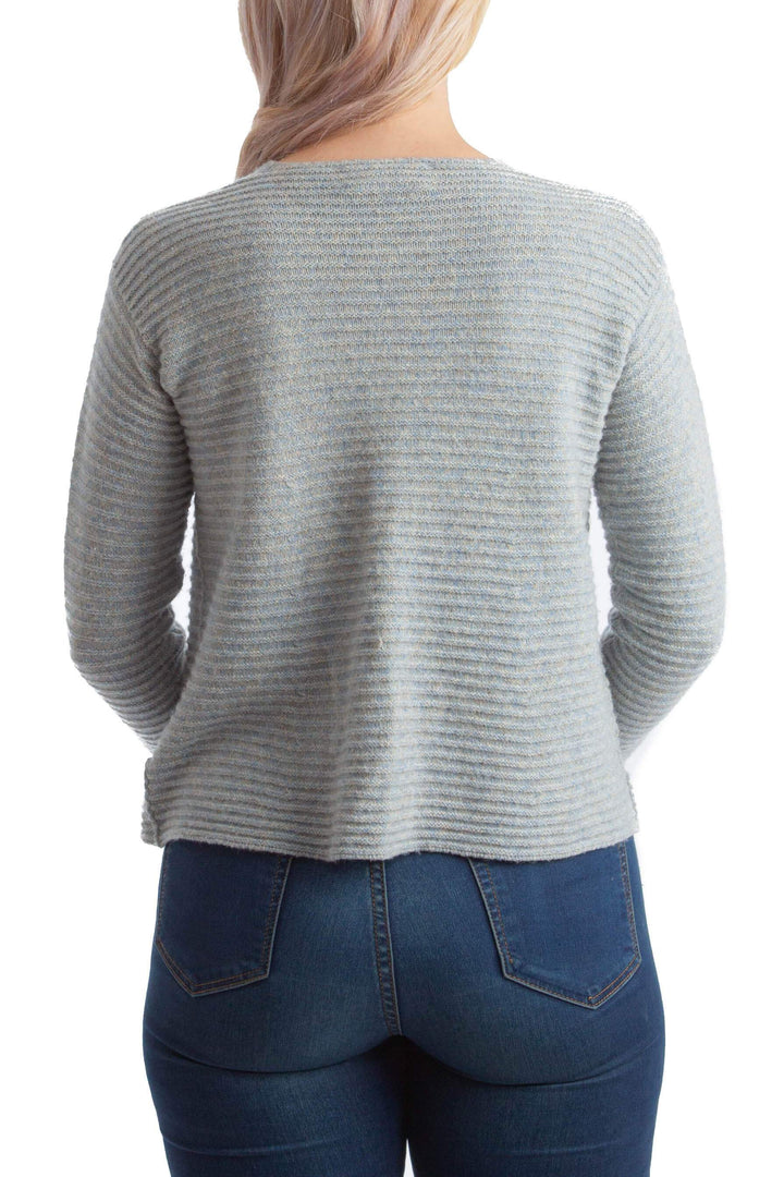 Suéter Ambrosi azul, vista posterior – ClosetRehab