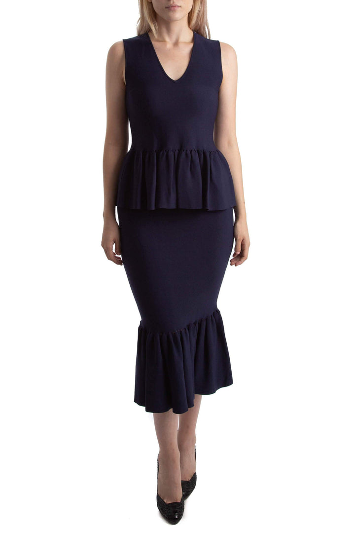 Conjunto Jonathan Simkhai azul, vista frontal – ClosetRehab
