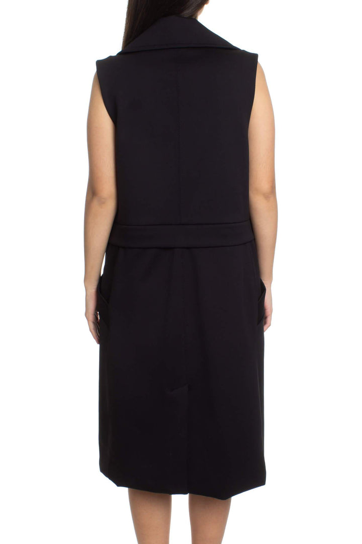 Abrigo Lulu Lemon negro, vista posterior – ClosetRehab