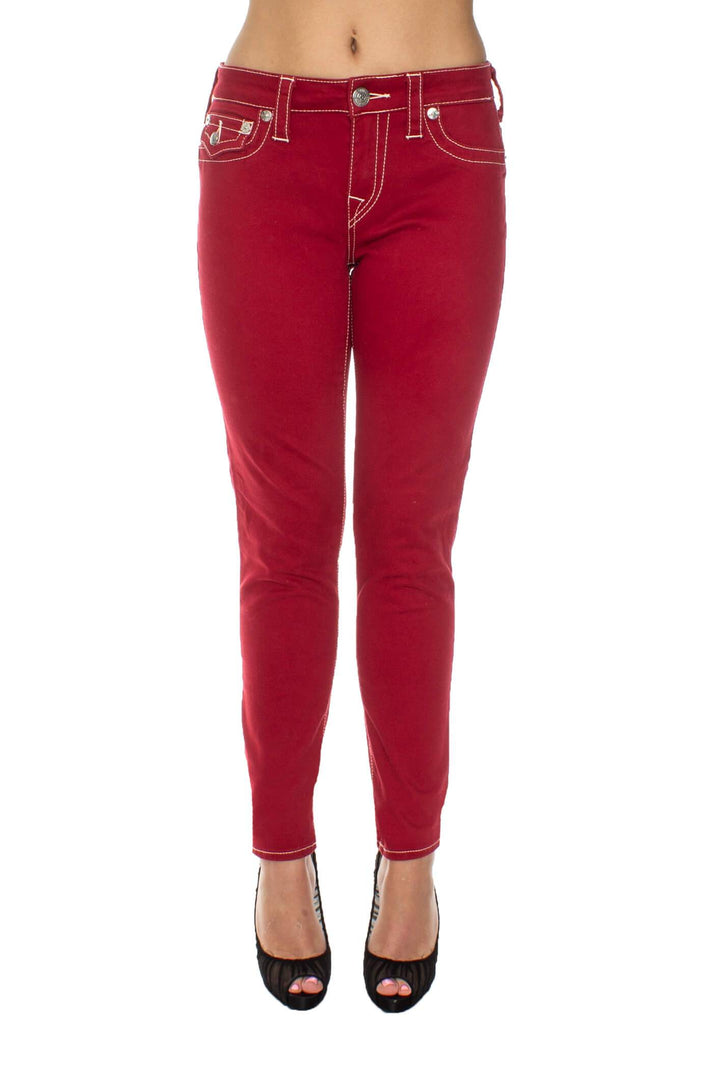 Jeans True Religion rojo, vista frontal – ClosetRehab