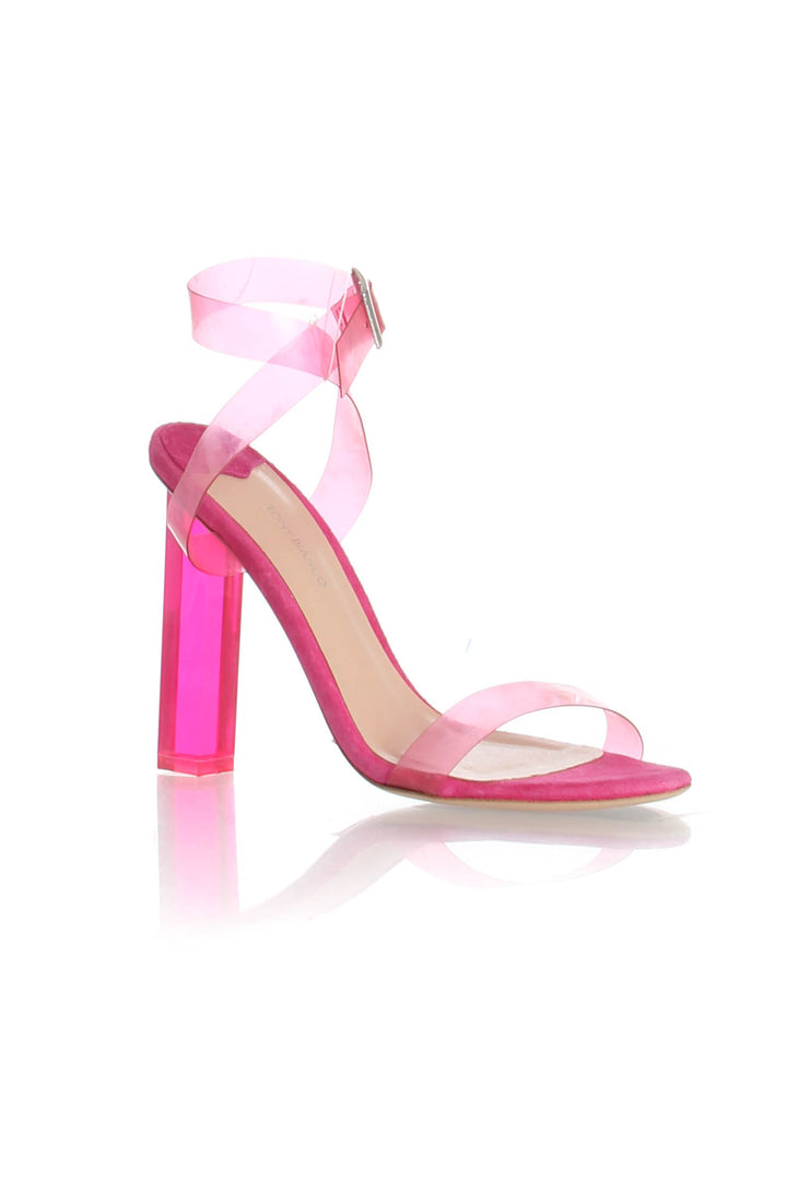 Zapato Tony Bianco rosa, vista posterior – ClosetRehab