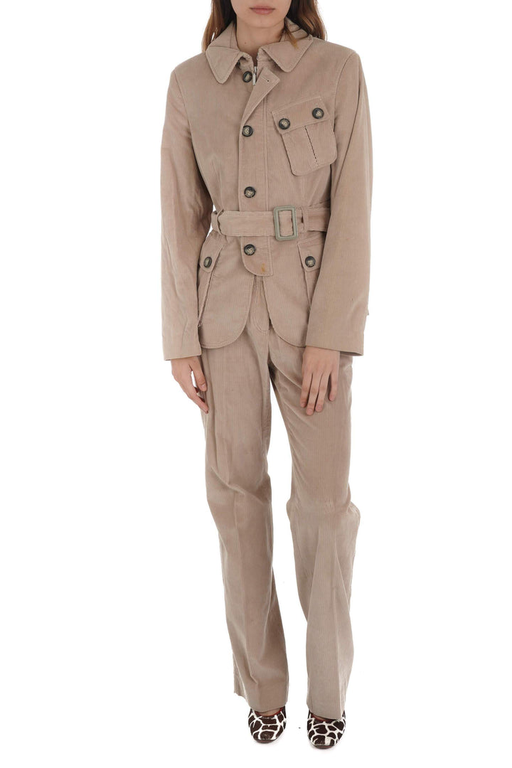Conjunto Purificación García beige, vista frontal – ClosetRehab