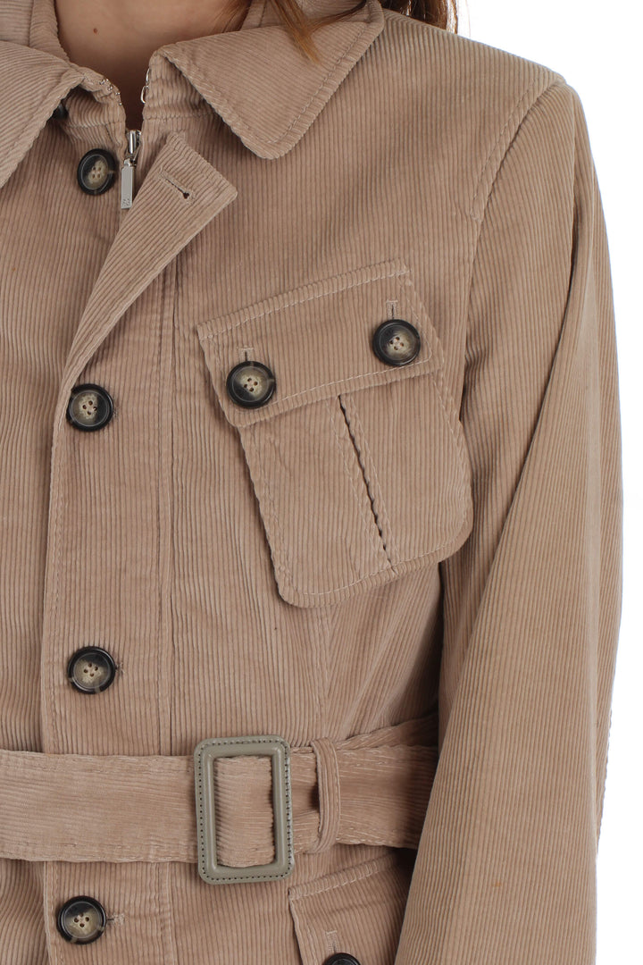 Conjunto Purificación García beige, vista lateral – ClosetRehab