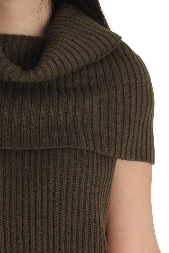 Suéter Michael Kors verde, vista lateral – ClosetRehab
