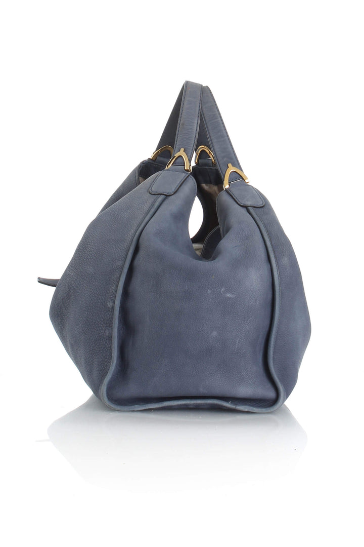 Bolsa Gucci azul, vista lateral – ClosetRehab