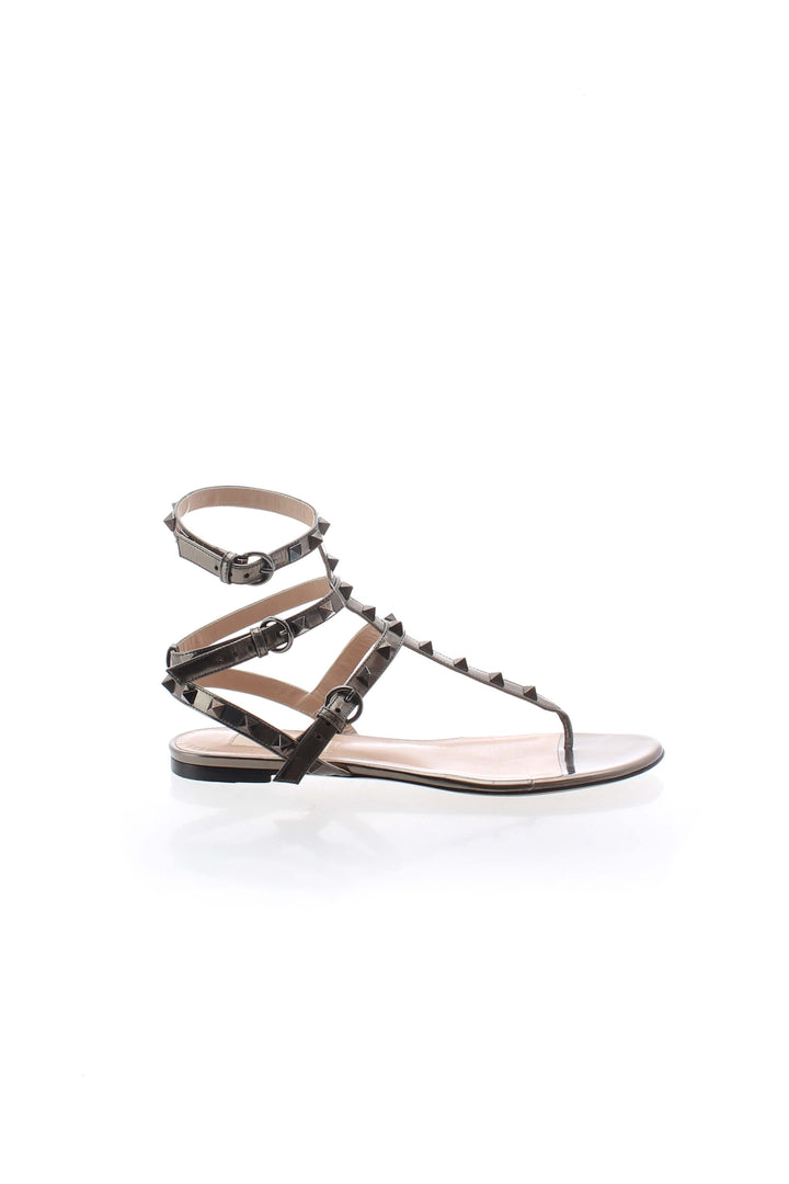 Zapato Valentino café, vista frontal – ClosetRehab