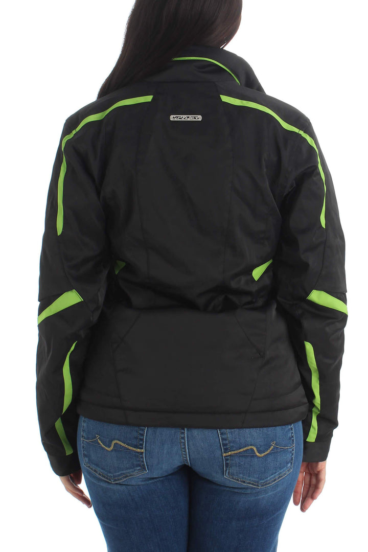 Chamarra Spyder negro, vista posterior – ClosetRehab