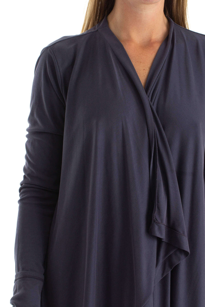 Suéter BCBG Maxazria azul, vista lateral – ClosetRehab