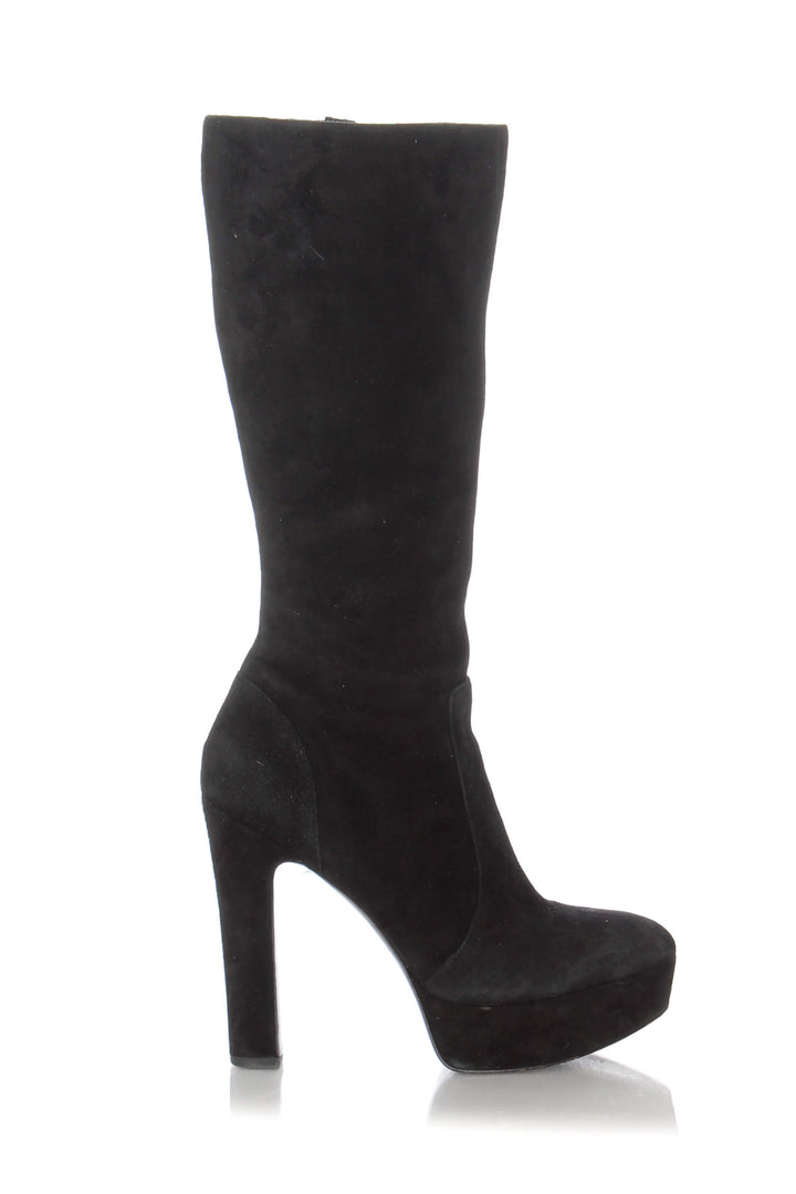 Zapato Via Spiga negro, vista frontal – ClosetRehab