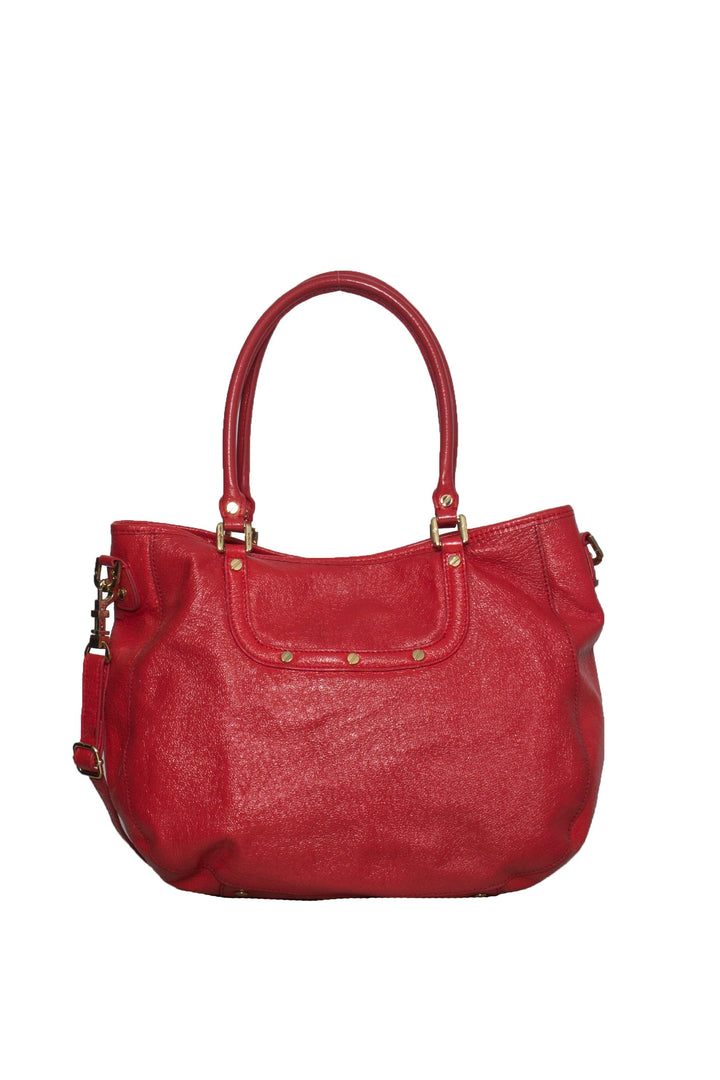 Bolsa Tory Burch rojo, vista lateral – ClosetRehab